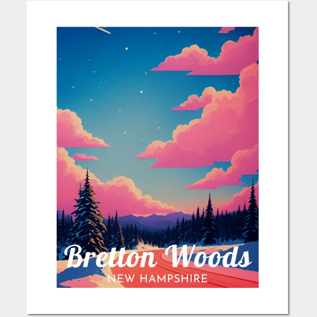 Bretton Woods New Hampshire United States ski Wall Art by UbunTo